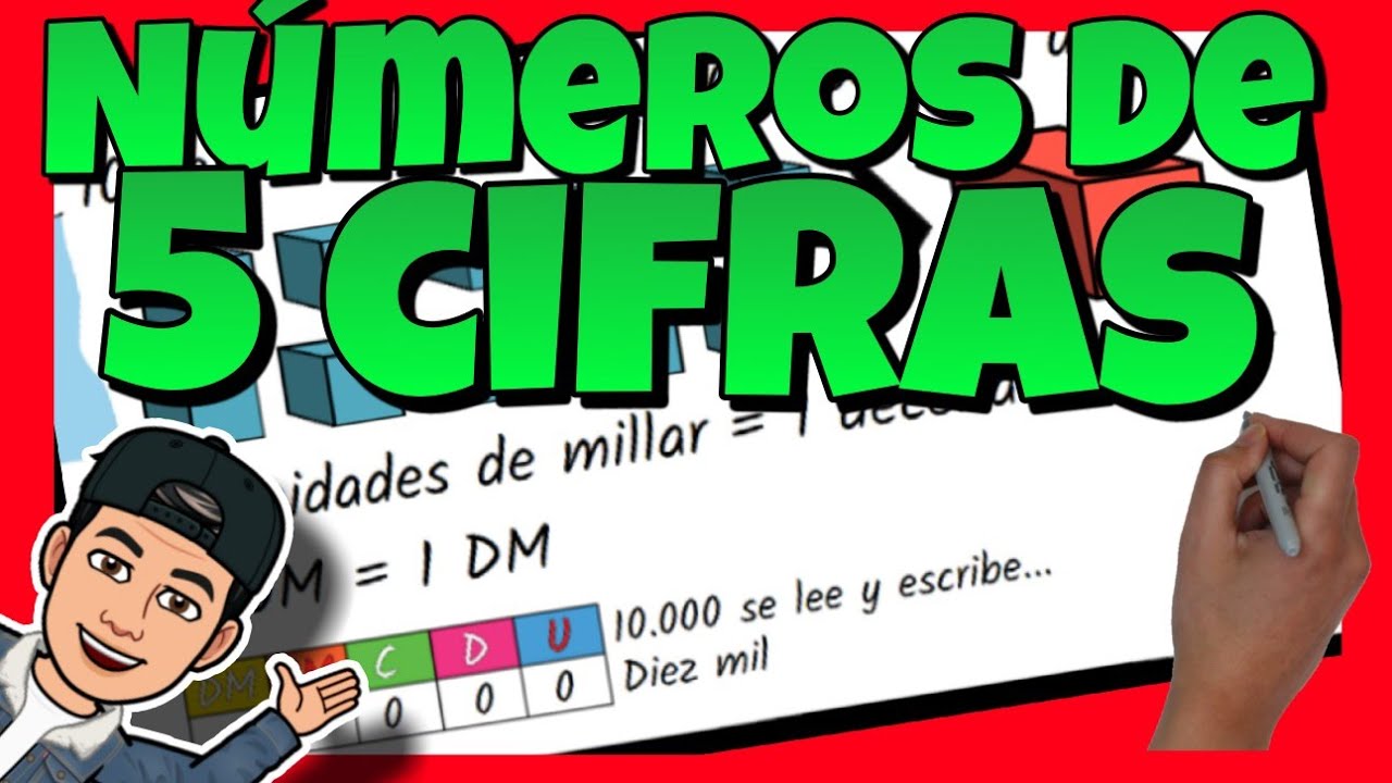 🔥 NÚMEROS de CINCO CIFRAS para NIÑOS