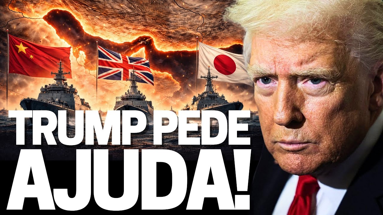 Trump pede ajuda para liberar estreito de Ormuz! Pressão pelo fim da guerra aumenta! Ataque nos EUA?