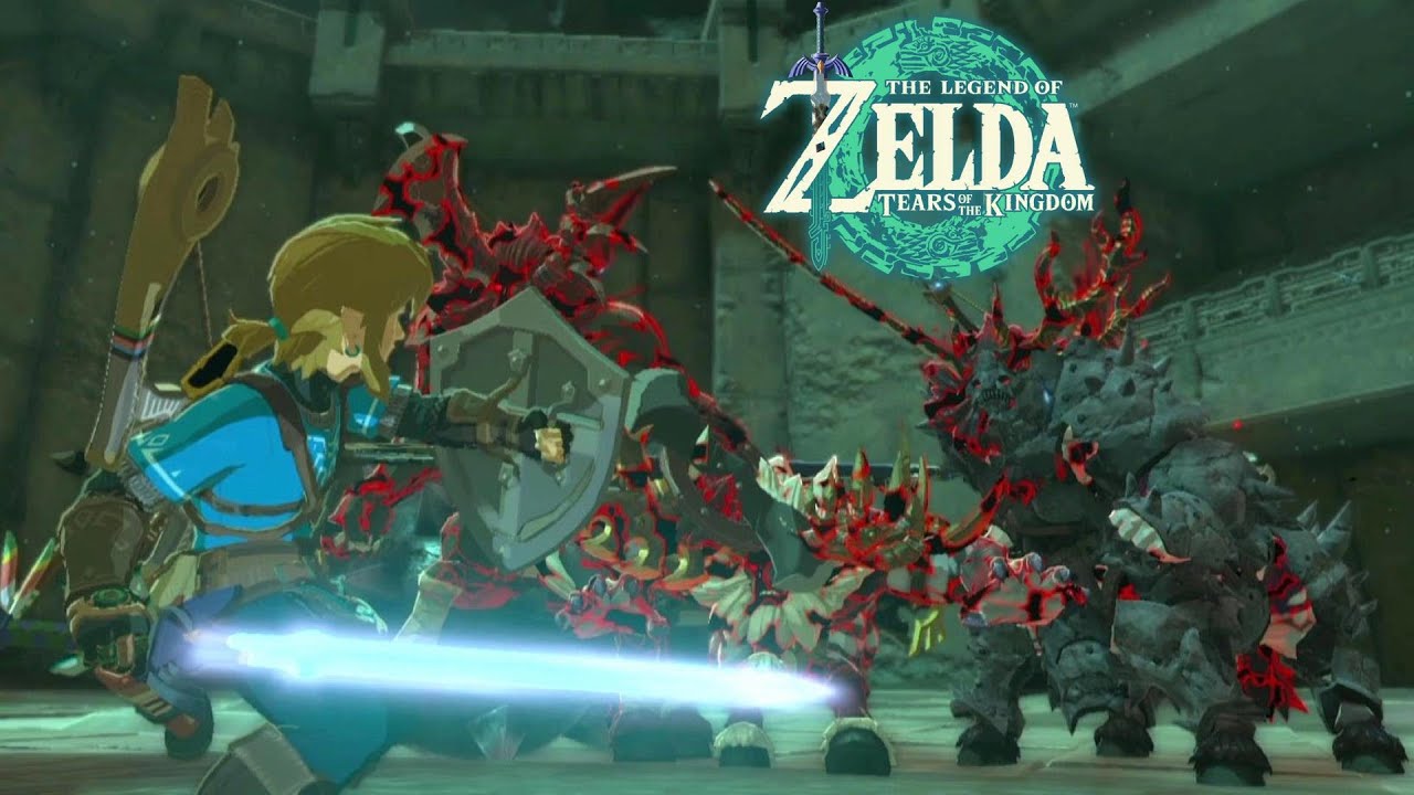 Defeating Three Lynels at once with Awakened Master Sword | 1st Anniversary of Legend of Zelda TotK