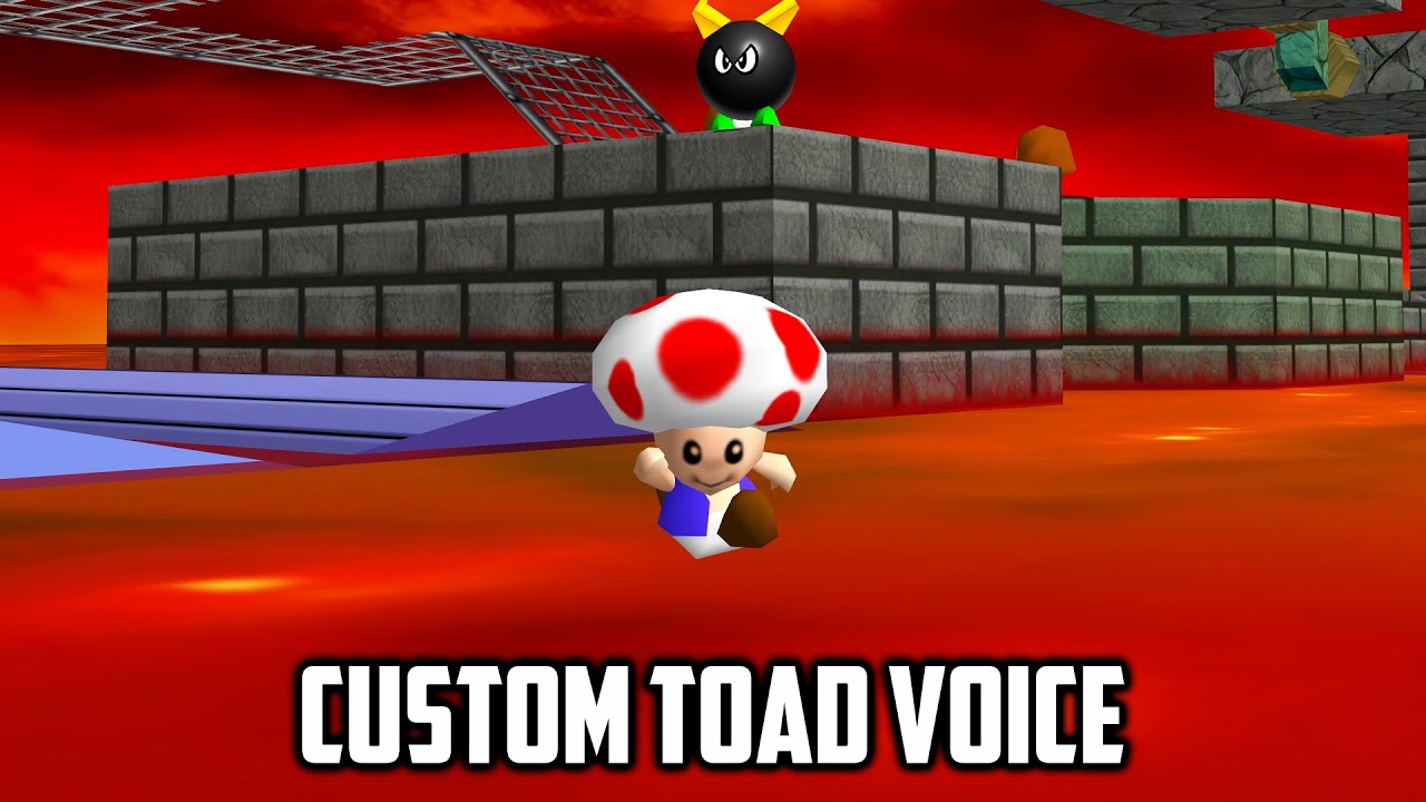 ⭐ Super Mario 64 PC Port - Custom Toad Voice