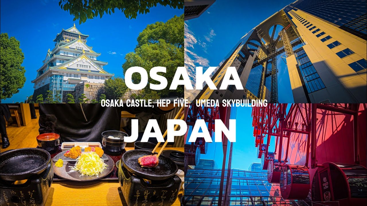 Exploring Osaka: Castle Views, Umeda’s Sky Deck & Neon Nights at Dōtonbori