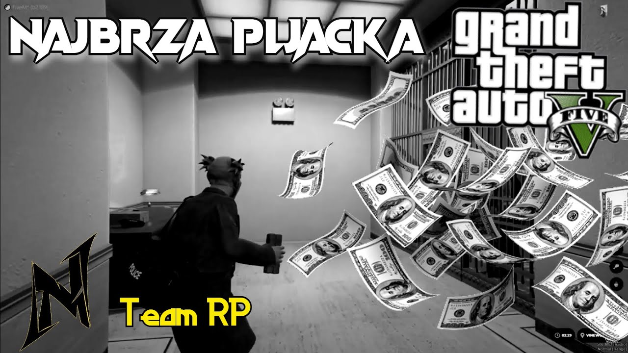 NAJBRZA PLJACKA BANKE IKAD | N TEAM ROLEPLAY