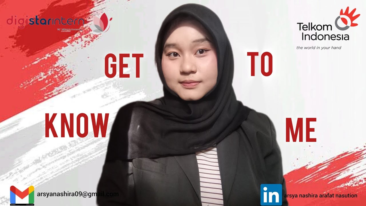 Get To Know Me! 👀🤍 | Video Resume Digistar Internship Telkom 2026 🚀 | Arsya Nashira Arafat Nasution