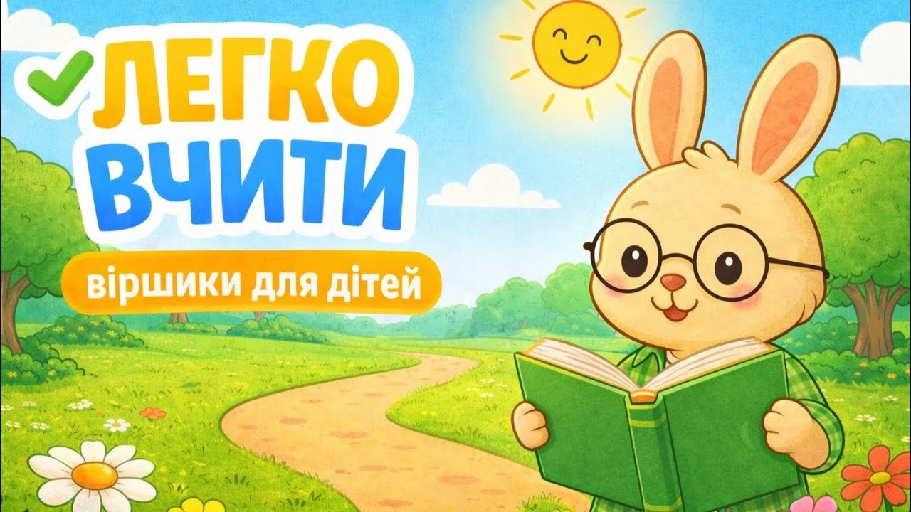 Віршики для дітей, які ЛЕГКО ВЧИТИ