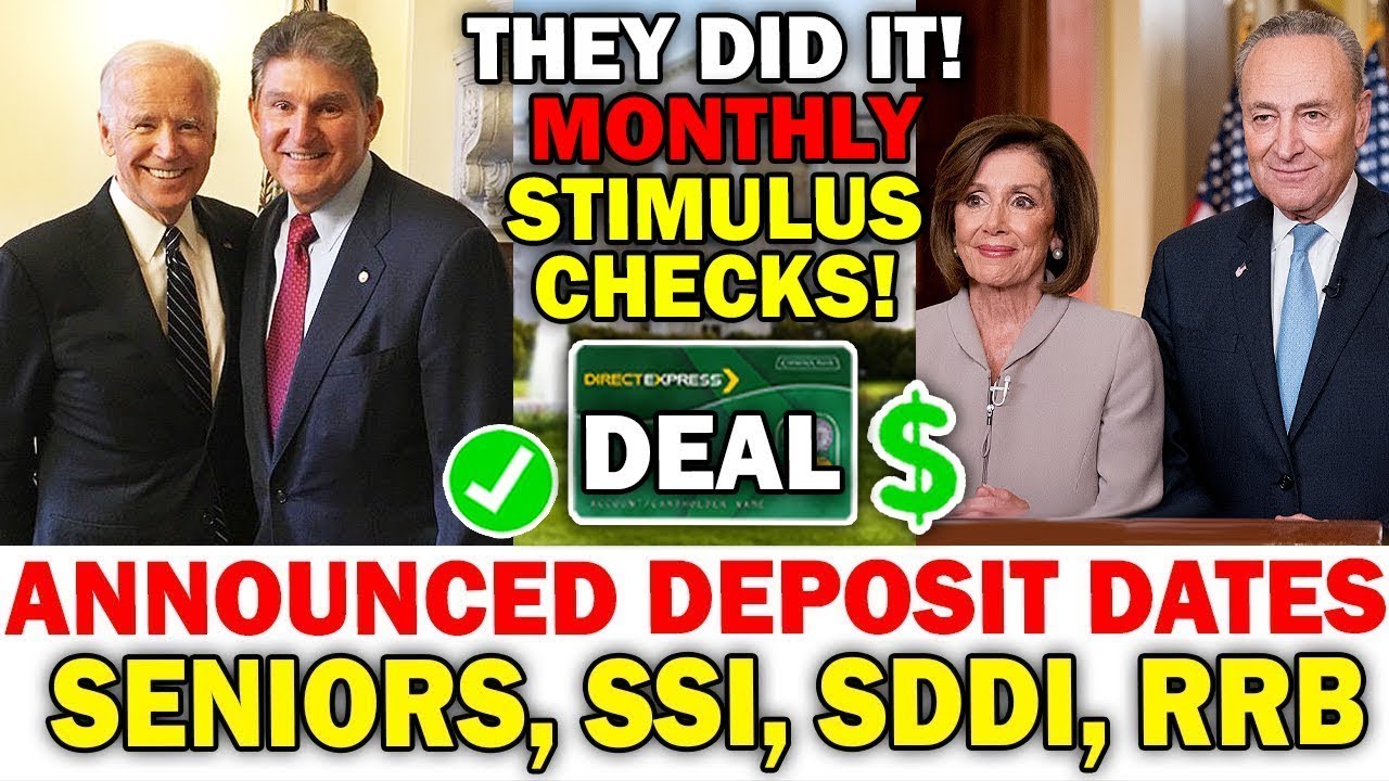$2,000 CHECKS WERE PASSED! CHECK DEPOSIT DATES! SIGNED STIMULUS COMING! Fourth Stimulus CHECK Update
