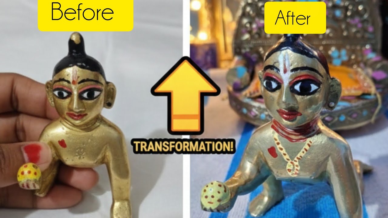 Laddu Gopal Ka Makeover 👈👈 #DIY