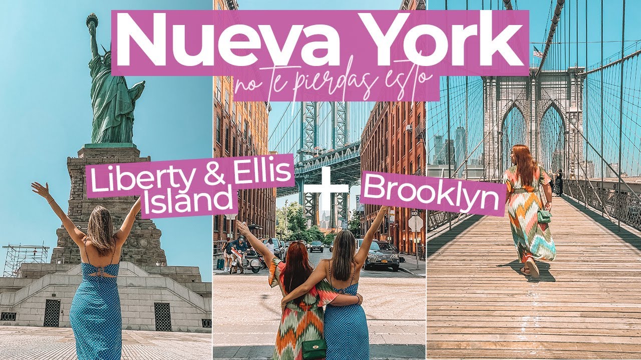 ¿CÓMO IR A LA ESTATUA DE LA LIBERTAD? + Lo mejor de BROOKLYN // 1 día en NUEVA YORK #02