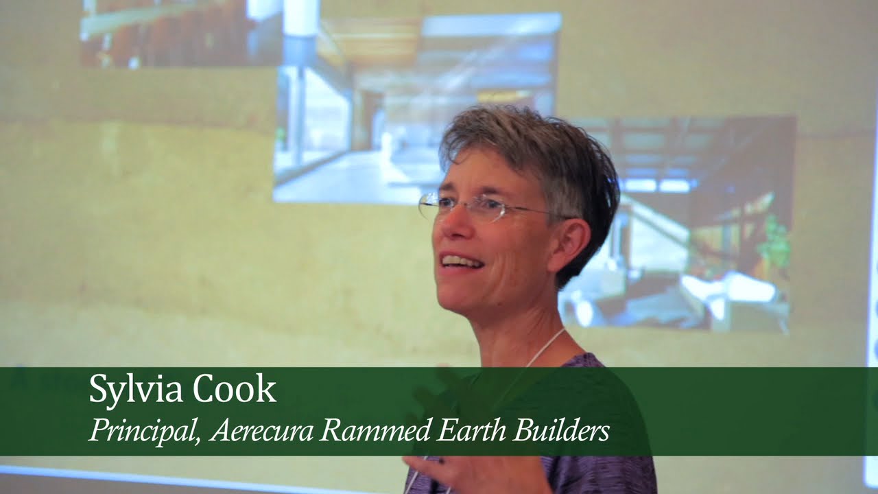 Builder Sylvia Cook Sharing Insights on building with Rammed Earth