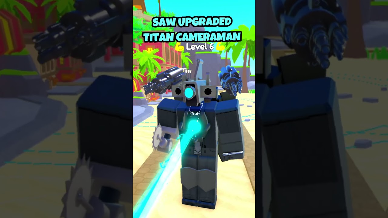 🏆Top 5 TITAN CAMERAMAN IN TOILET TOWER DEFENSE #skibiditoilet  #shorts