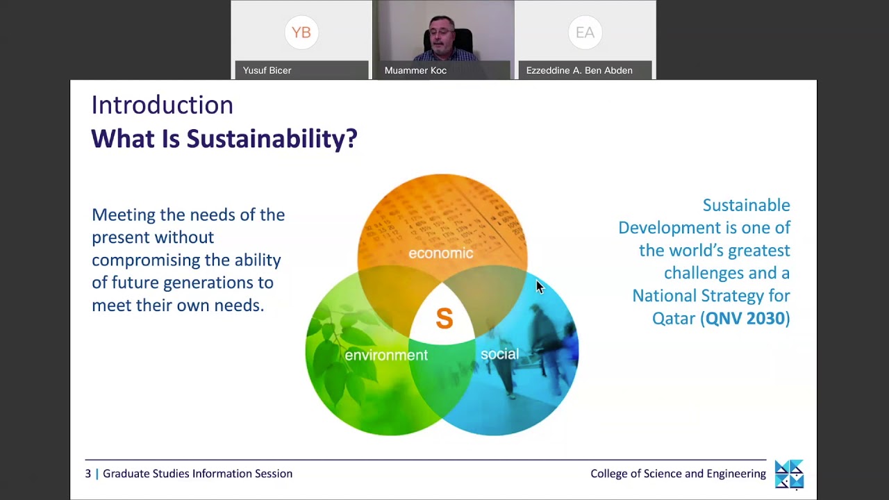 #HBKU_CSE​: Division of Division of Sustainable Development