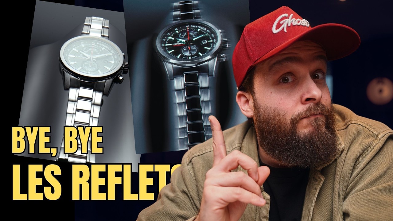 TRUC SIMPLE pour ÉLIMINER des REFLETS sur les MONTRES et PRODUITS ! 🤯