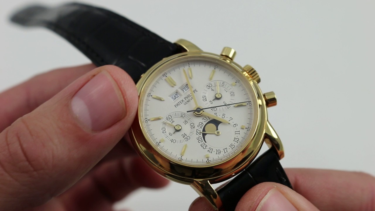 Patek Philippe Grand Complications Perpetual Chronograph 3970J Luxury Watch Review
