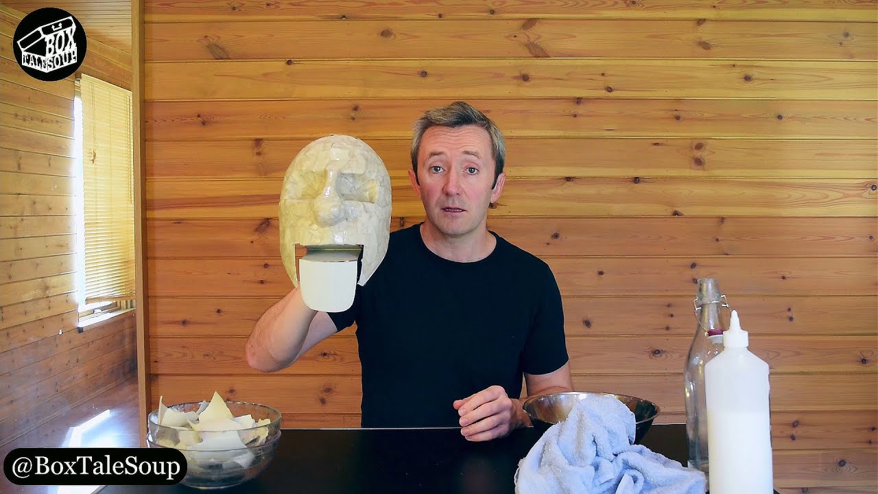 Puppet Head Tutorial - covering a puppet head with papier-mâché