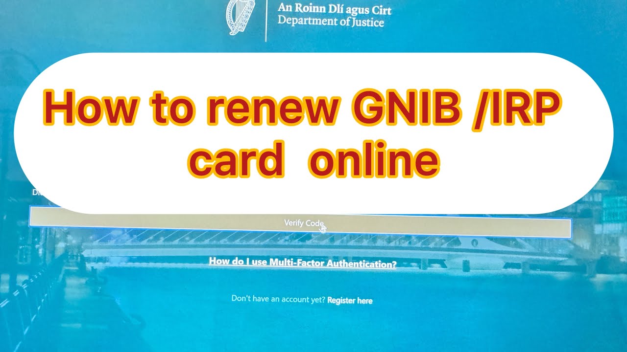 Ireland GNIB online renewal detailed video#How to renew GNIB/IRP card #