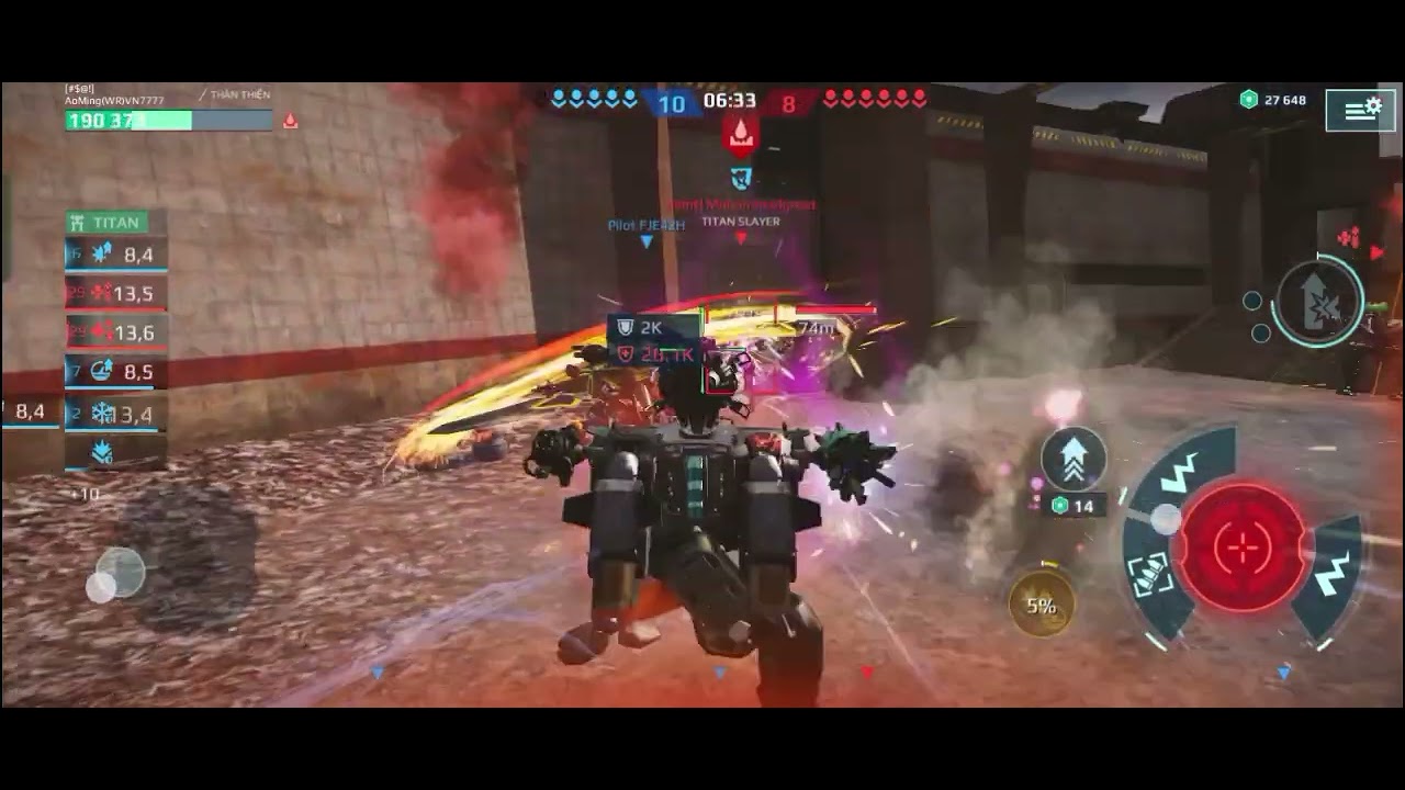 [WAR ROBOTS] giọng này chả đọc được tên mình và bro Awm nữa :///