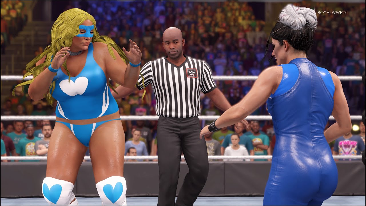 WWE 2K22 - Rainbow Nia vs. Chun-Li Alexa - Royal Girl Fights 💜