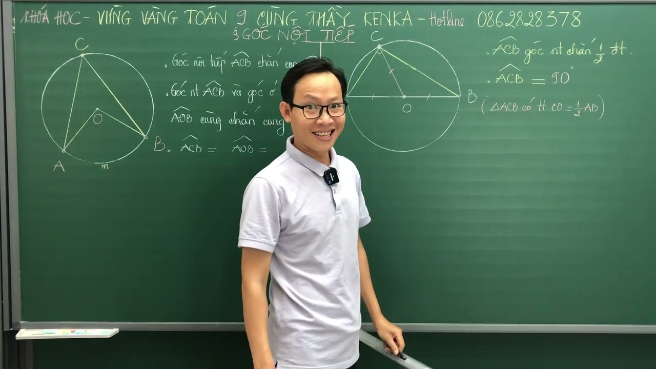 TOÁN 9 - CT MỚI - GÓC NỘI TIẾP - THẦY KENKA