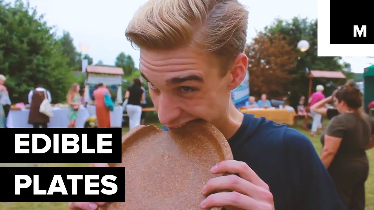 Edible Plates Made From Wheat