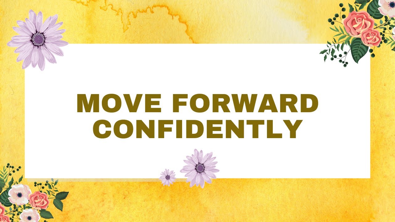 Prophetic Message - God Is Setting You Up To Move Forward With Confidence