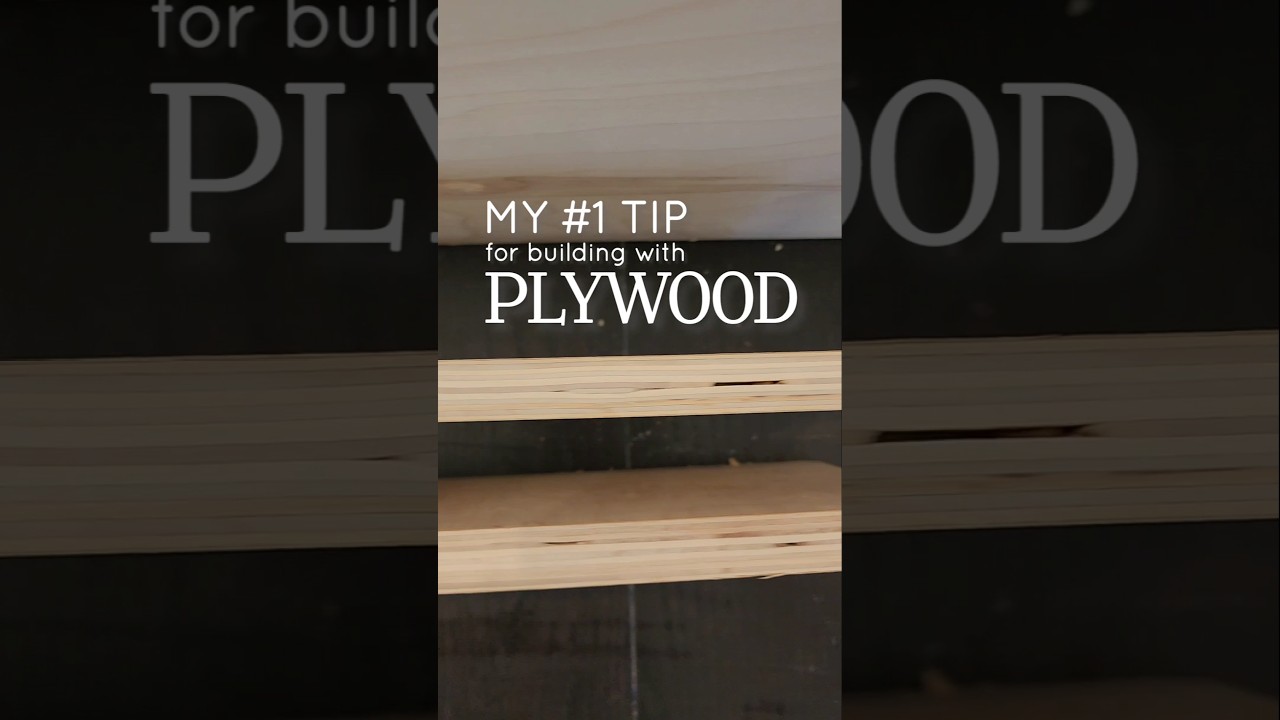 How to Finish Plywood Edges Without Edge Banding #DIYTips #woodworkinghack #pantrymakeover