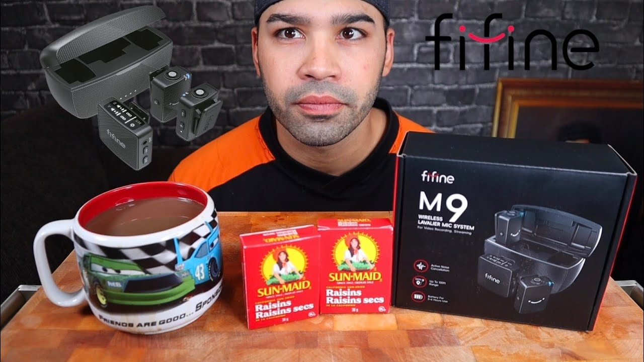 (ASMR) ОБЗОР БЕСПРОВОДНОЙ ПЕТЛИЧНОЙ МИКРОФОННОЙ СИСТЕМЫ FIFINE M9
