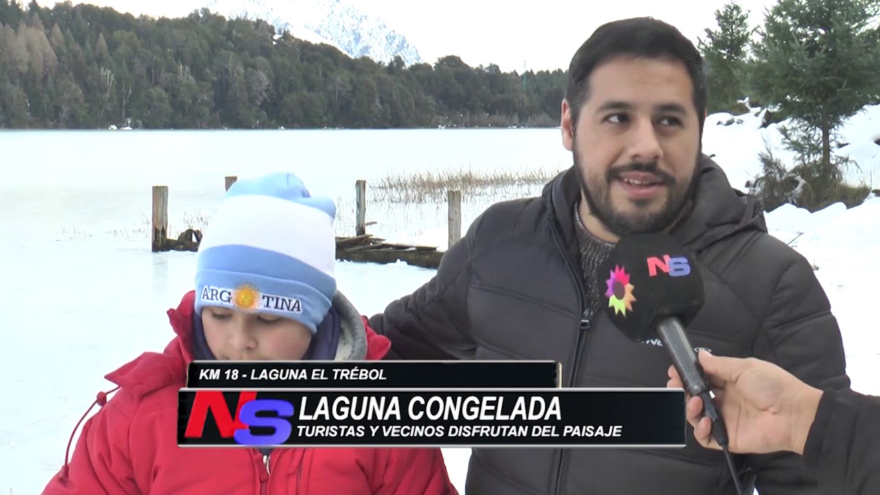 LAGUNA EL TREBOL CONGELADA