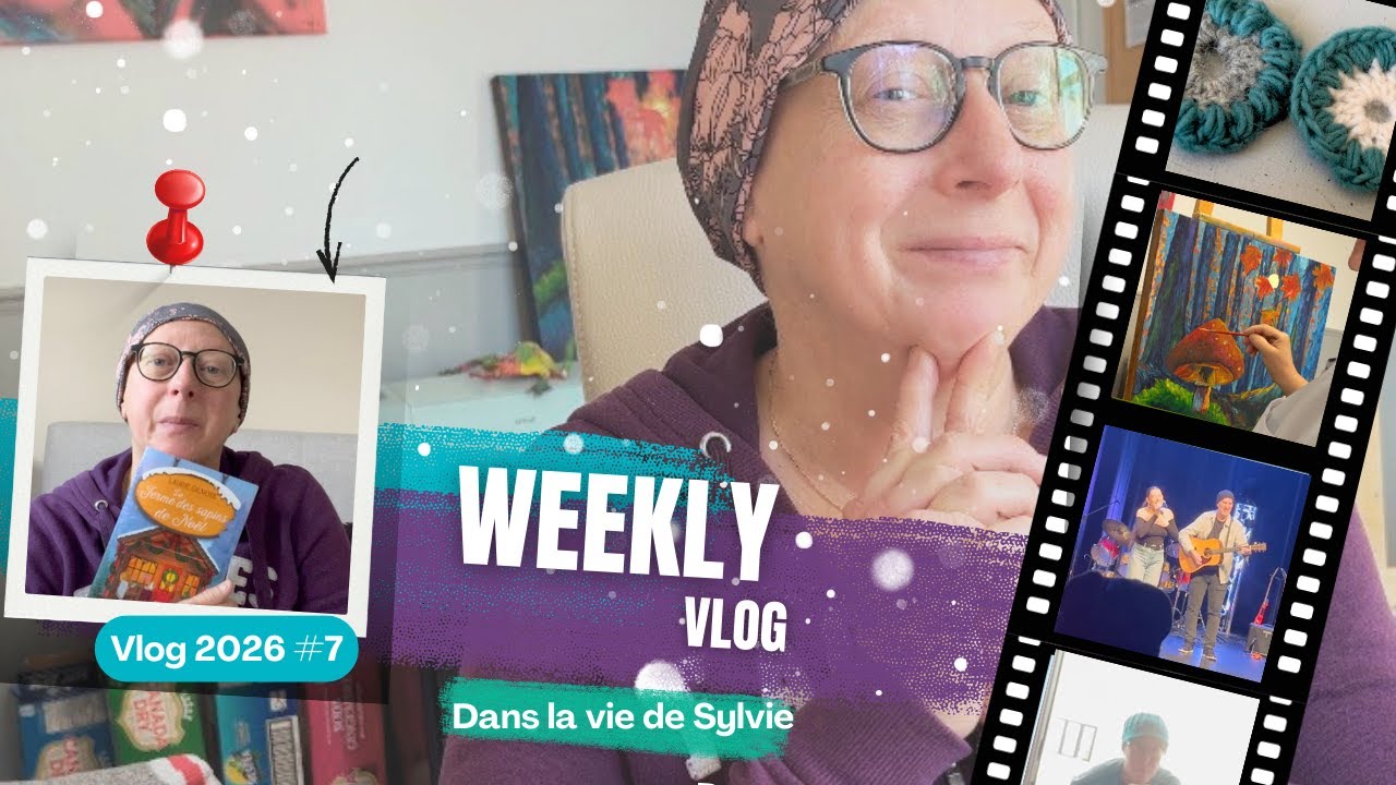 Vlog #7-2026- Je me mets sérieusement au crochet et Unboxing