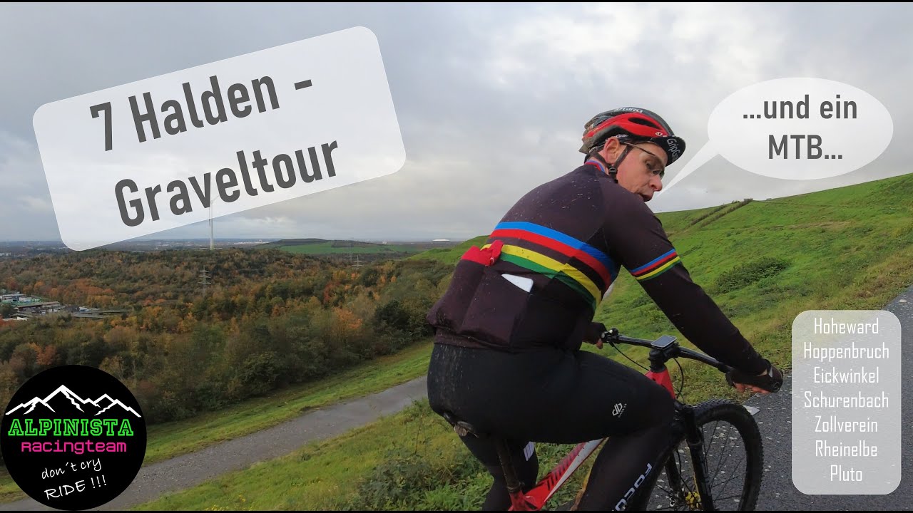 7 Halden Graveltour | Graveln durch das Ruhrgebiet | Tour als Komoot Link in der Videobeschreibung