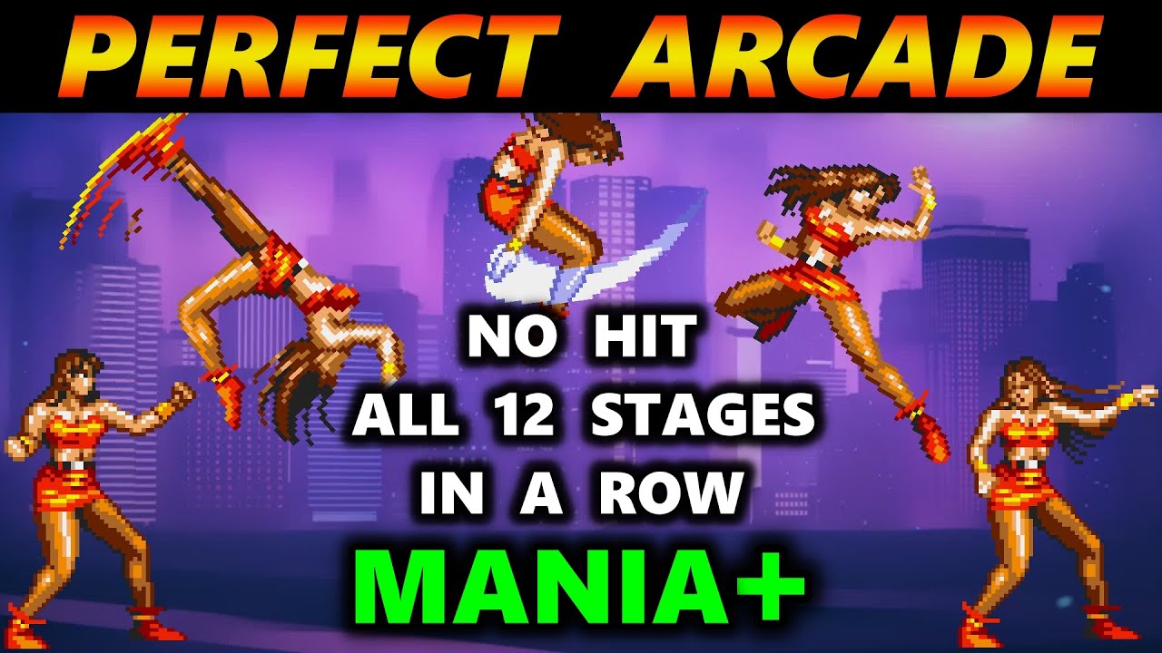 Streets of Rage 4 PERFECT ARCADE NO HIT ALL 12 STAGES IN A ROW Mania+ Blaze SoR2