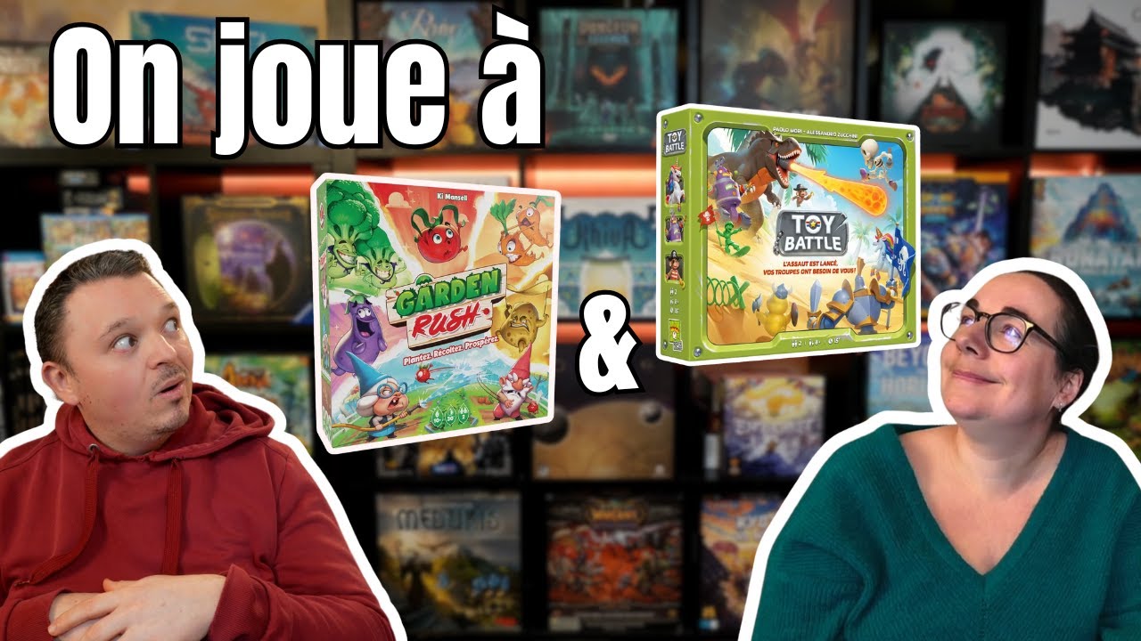 Toy Battle et Garden Rush : explication + partie