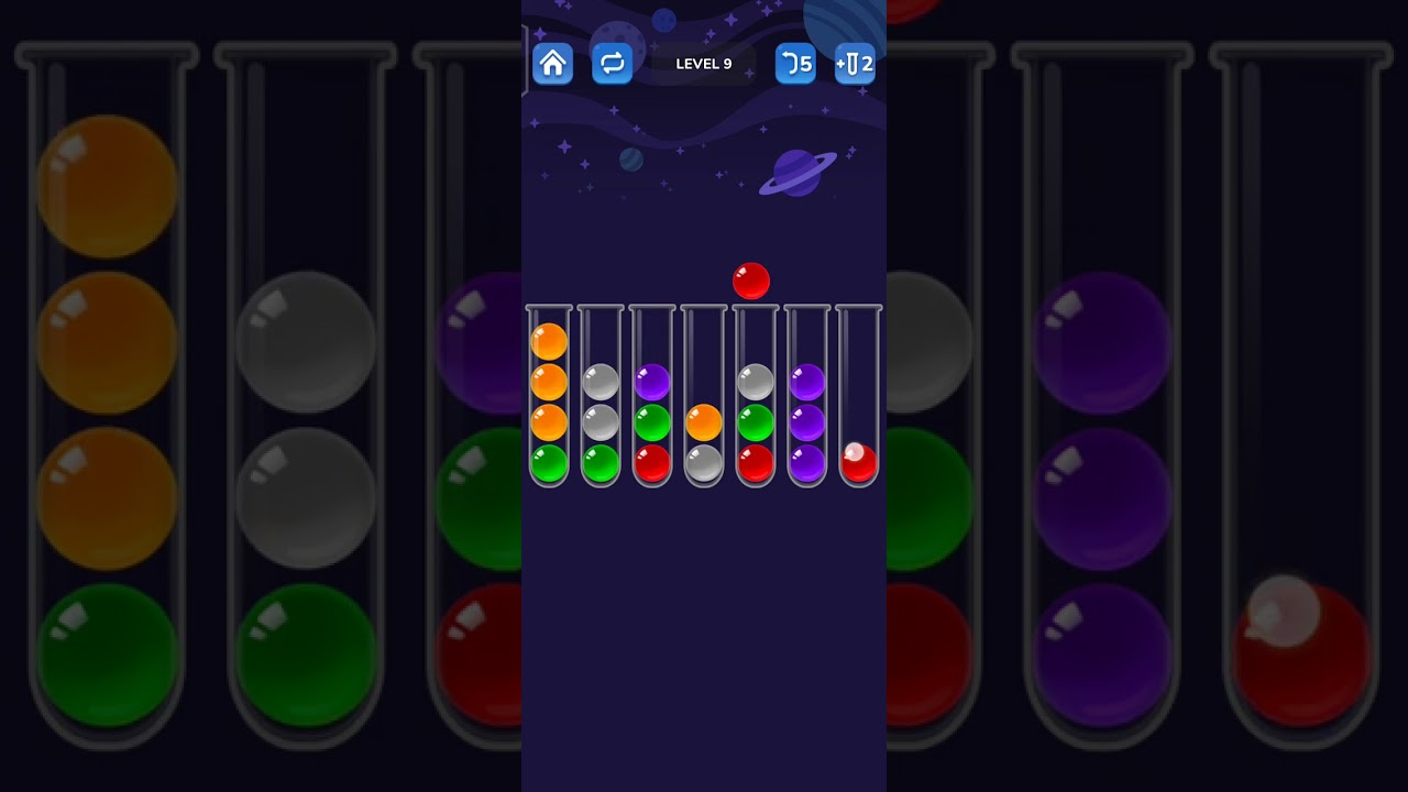 Ball sort puzzle level 9 
