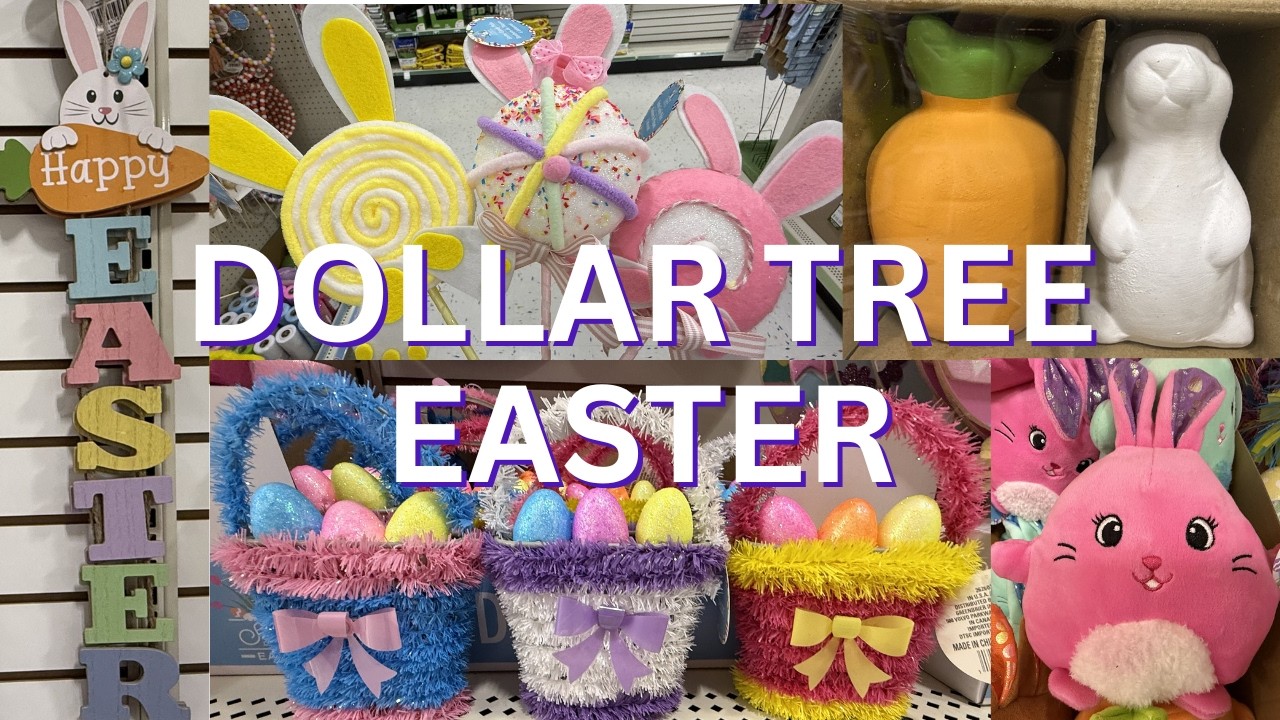 Пасхальные подарки из Dollar Tree, которые понравятся каждому кролику! 🐰 2026