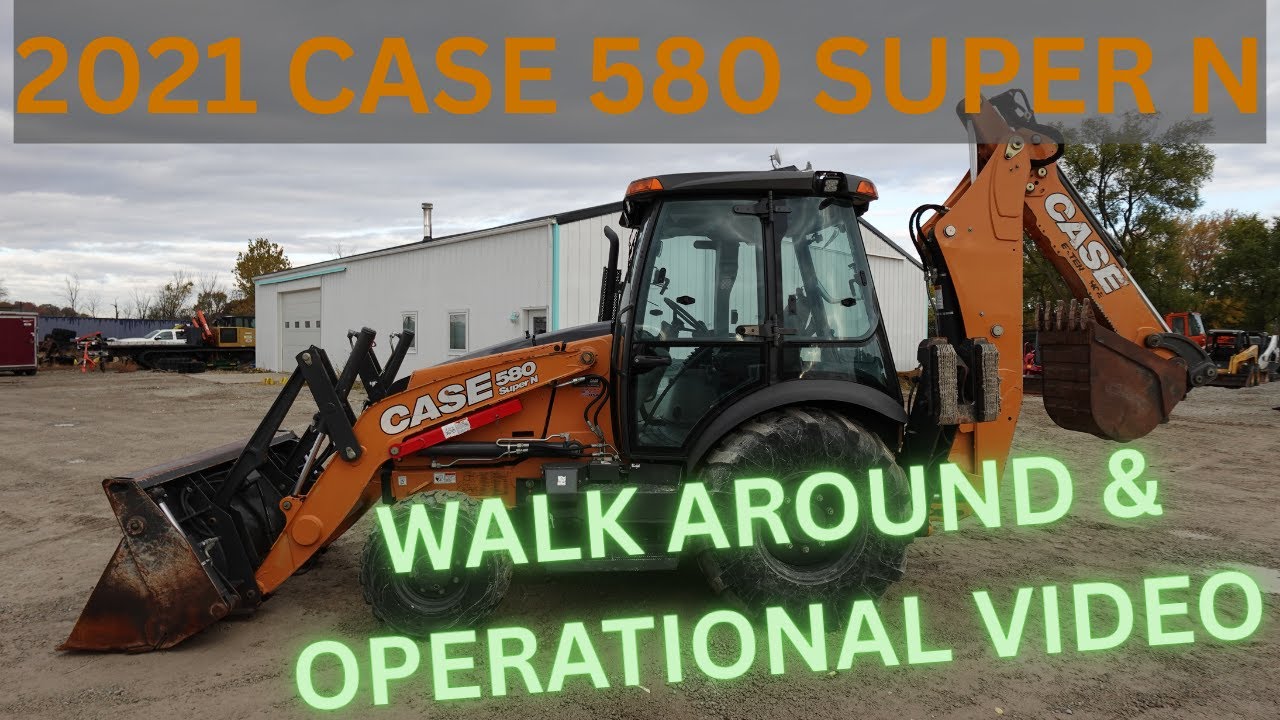 Видеообзор и эксплуатация экскаватора-погрузчика Case 580 Super N 2021 года за 69 900 долларов США
