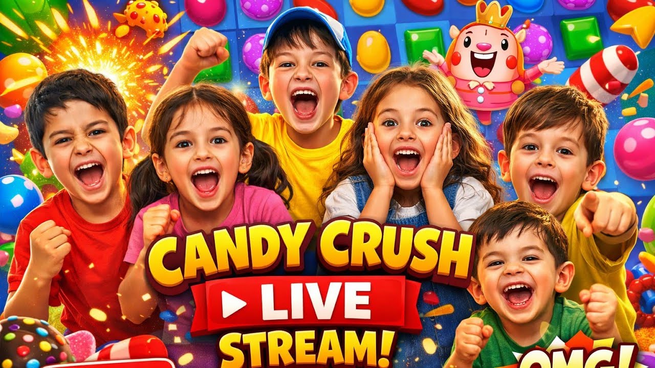 CANDY CRUSH LIVE 🍬 | Crazy High Level Gameplay 😱 Kids Fun Live Stream