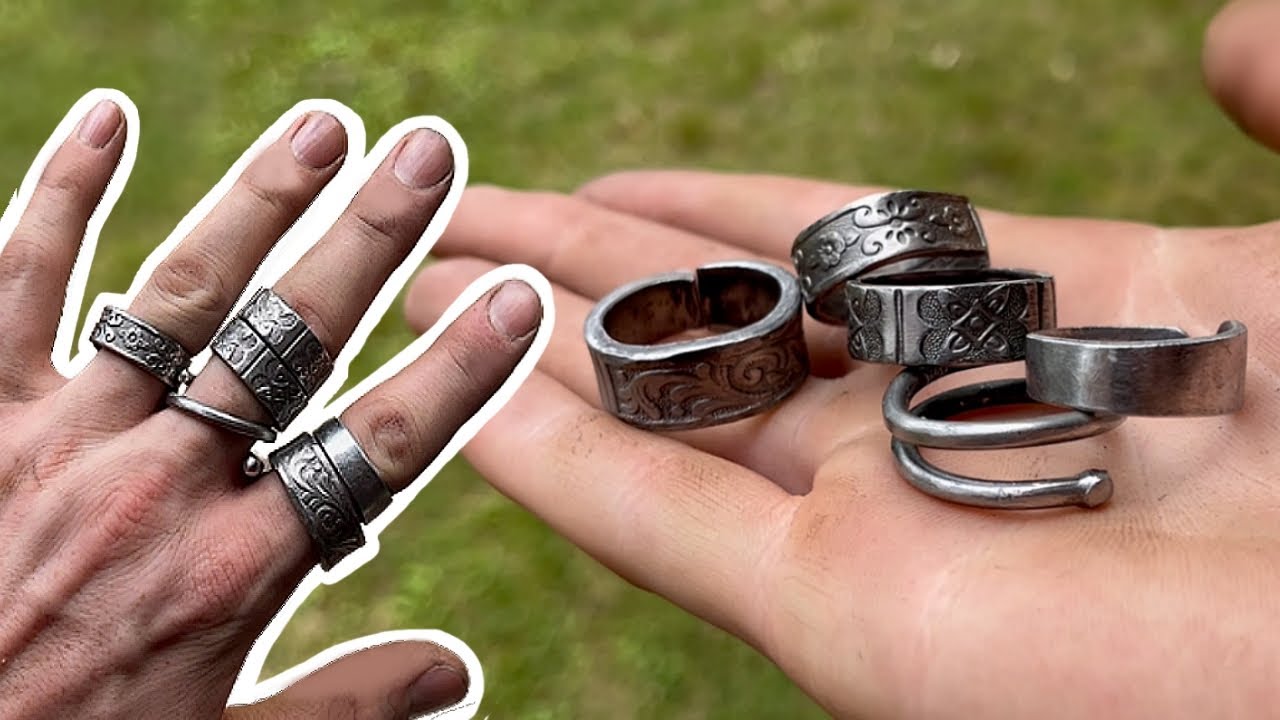 Forging Spoon Rings! DIY Metal Rings!