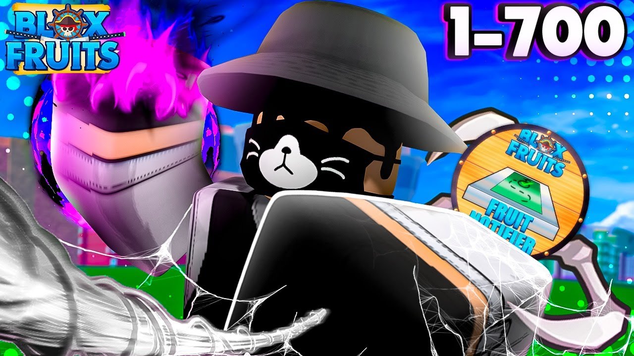 DE NIVEL 1 AL 700 CON FRUIT NOTIFIER EN BLOX FRUITS!