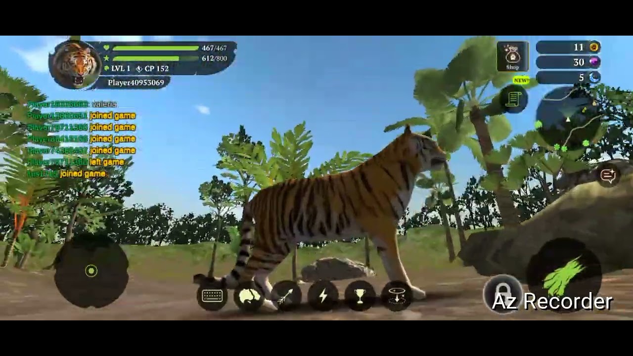 Playing as a Tiger! | The Tiger gameplay and walk-through 