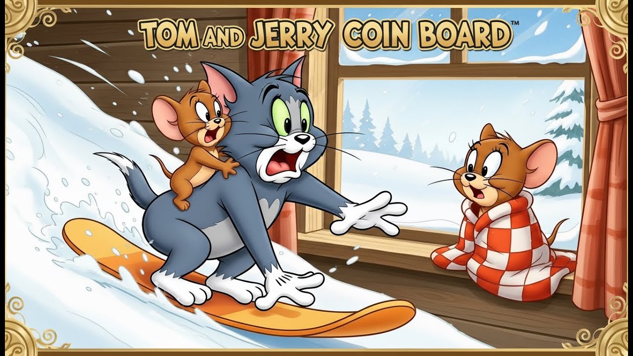 Tom and Jerry Skateboard Pranks 😂🔥|Funny Cartoon Fails| Kids Comedy Video#tranding#tomandjerry#funny