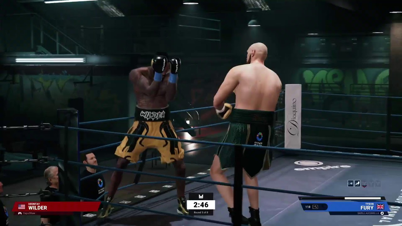 PSN Skrillagorrilla undisputed Gameplay vs artofjab