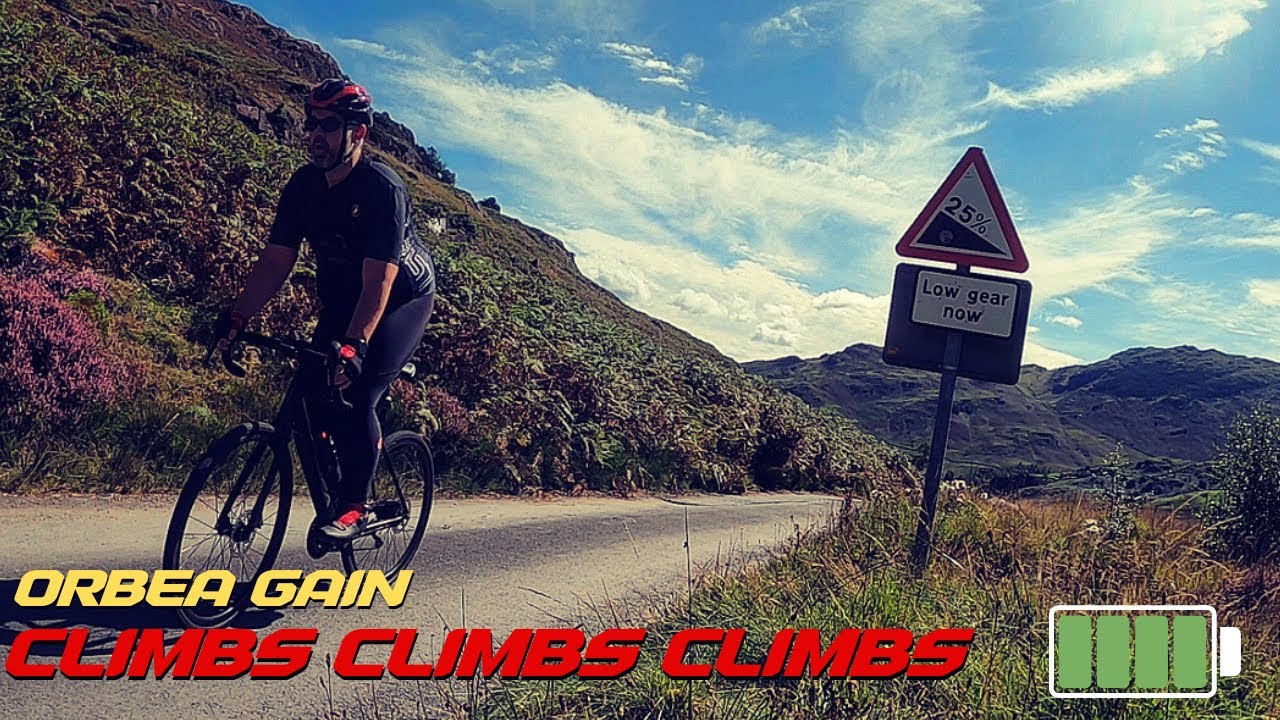 Climbs climbs climbs on the Orbea Gain
