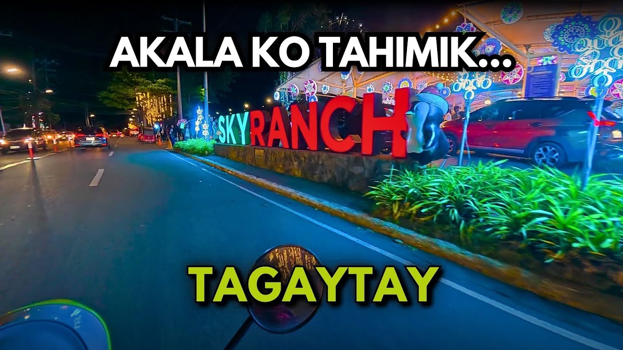 Akala Ko Tahimik na ang Tagaytay sa Gabi... Pero Hindi Pala | Night Ride