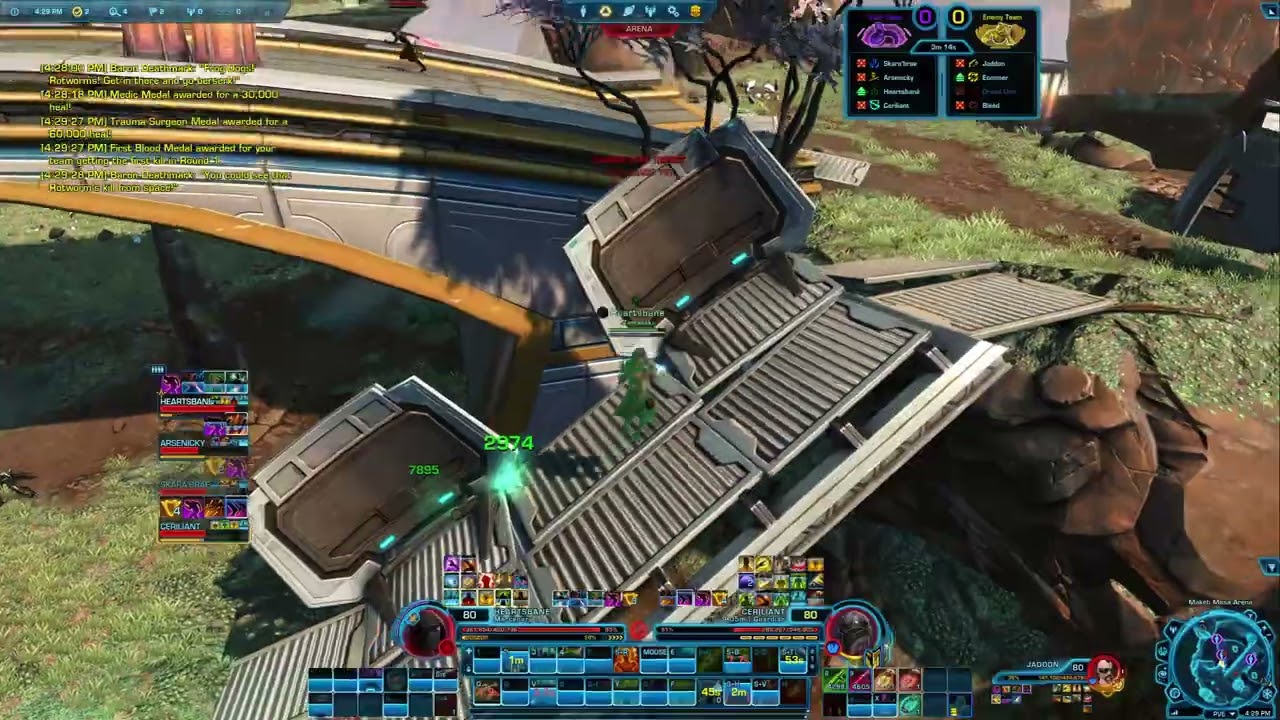 SWTOR Arena 26-02-26 Mercenary (nver a dull moment: pissing off heals can make things super awkward)