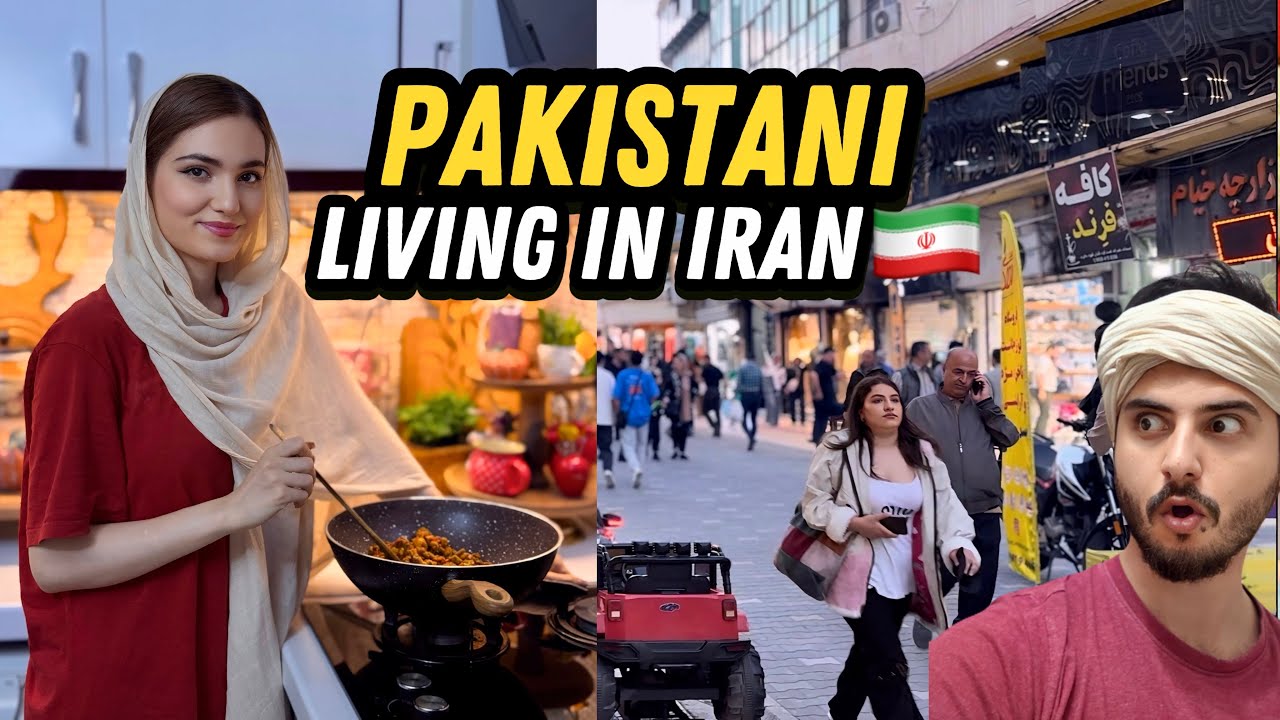 Pakistani in IRAN | Multicultural Marriage | European Market & Delicious Iranian Food 🍱