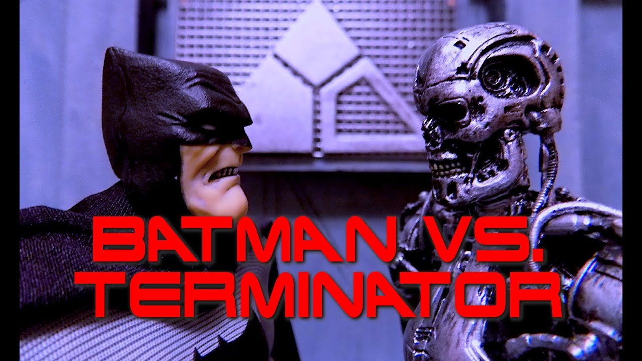 BATMAN vs TERMINATOR (Stop Motion Animation)