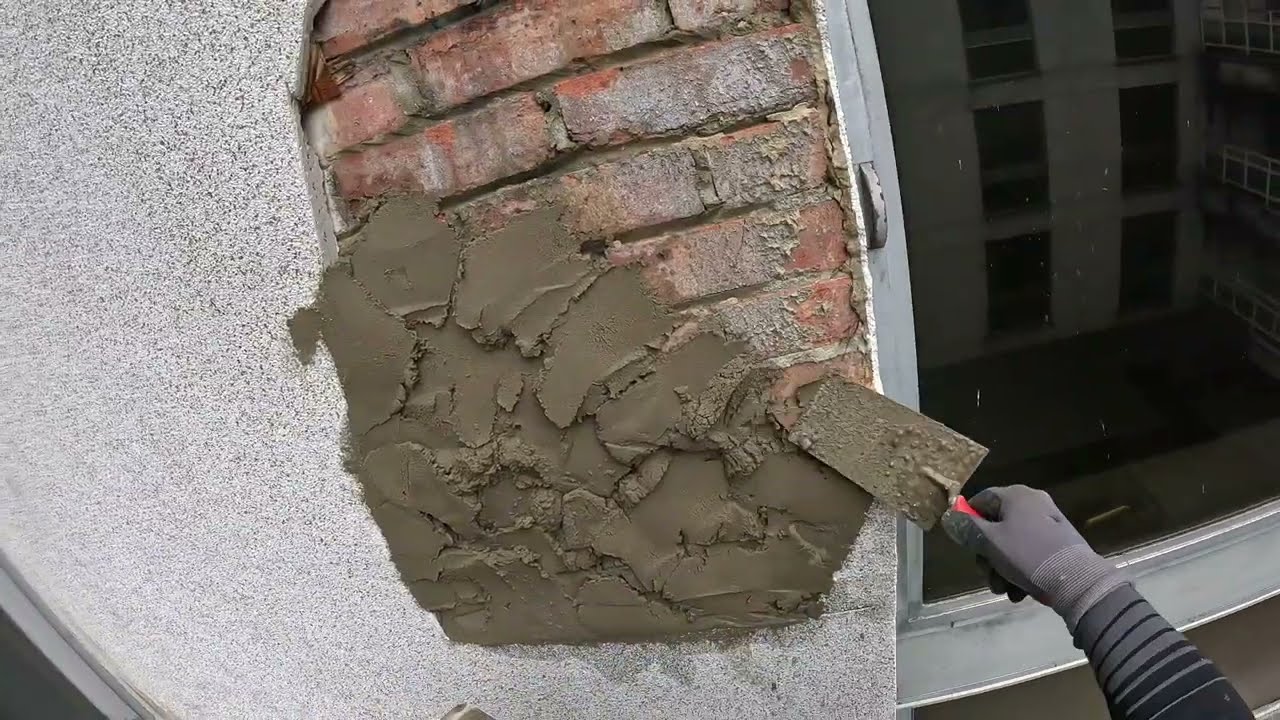Facade works - rope access