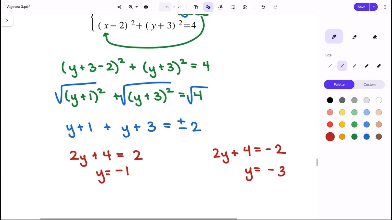 Algebra 3 - 5.4 Part 2