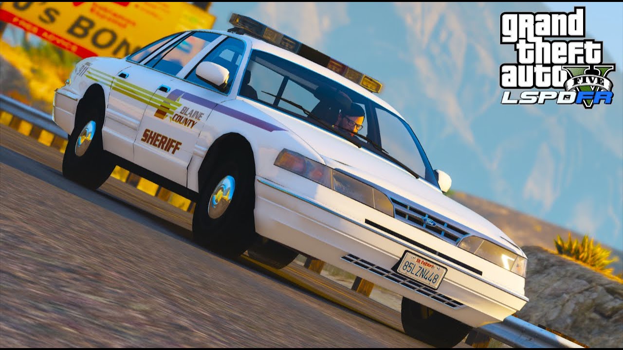 GTA V LSPDFR #3 1996 Ford Crown Vic!