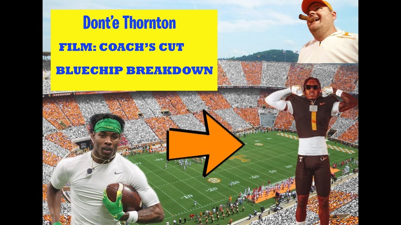 How does Dont'e Thornton fit in Josh Heupel's offense?
