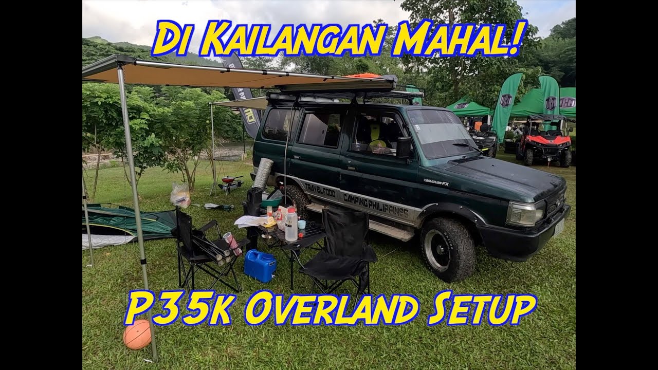 31yo Tamaraw FX | DIY Overland setup | LaParisukat | Cheapest Overland Setup #JettLauRider