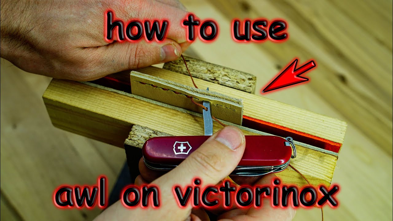 How to Sew with a Swiss Army Knife Awl